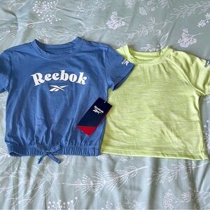 Reebok Girls 4T Short Sleeve Shirts and Short Set New